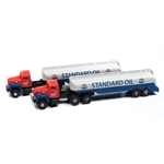 Classic Metal Works 1954 IH R-190 Tractor w/Tanker Trailer 2-Pack (Standard Oil) - Assembled -- Standard Oil (red, silver, blue)