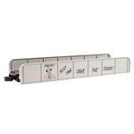 Bachmann 44653 N Scale Girder Bridge w/Nickel Silver Rail - E-Z Track(R) -- Take the Train (gray, black)