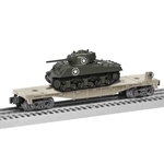 Lionel 2428260 US Army Flatcar w/ tank