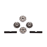 Traxxas 6783 Gear set, differential (spider gears (4)/ spider gear shaft (2))