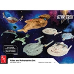 AMT1443 Star Trek Adversaries & Allies Ship Set 1:2500