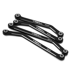 Treal Hobby TLHTTRX-4M-65 Aluminum High Clearance Lower Suspension Links for Traxxas TRX-4M (Black) (4)