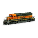 Athearn ATH73730 HO SD40-2 Locomotive with DCC & Sound, BNSF / Rebuilt #7330