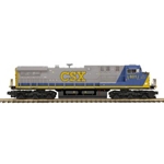 MTH Trains MTH20-21739-1 O Scale AC4400cw Diesel Engine w/Proto-Sound 3.0 (Hi-Rail Wheels) - CSX Cab No. 601 Spirit of Waycross