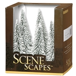 Bachmann 32002 5"-6" Pine Trees w/Snow