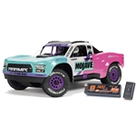 Arrma ARA2304ST2 1/16 MOJAVE GROM 223S DSC 4X4 RTR Brushless Desert Truck, Teal (Battery & Charger Included)