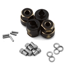 Treal Hobby TLHTTRX-4M-02 TRX-4M Extended Brass Wheel Hub Hex (Black) (4) (3g) (+10mm Offset)