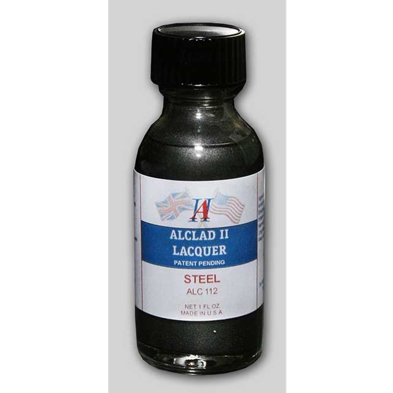 Alclad ALC112 Lacquer Steel 1oz