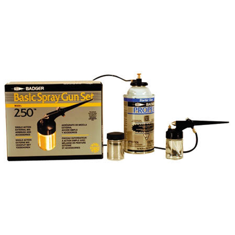 Badger 250 Spray Gun Set with Propellant