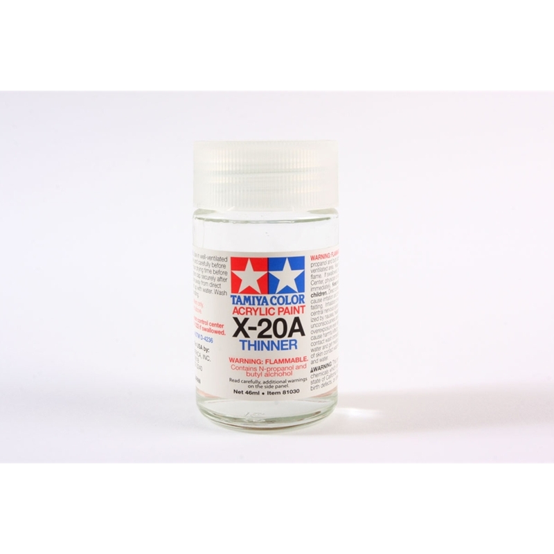 Tamiya 81030 Acrylic/Poly Thinner X20A 46Ml