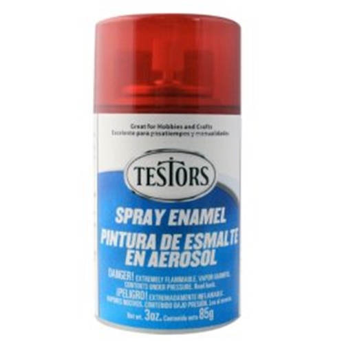 Testors 1605 Spray 3oz Candy Apple Red