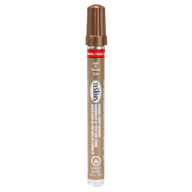 Testors TES2544 Paint Marker-Metallic Gold