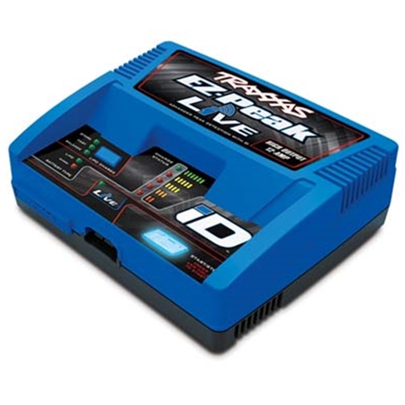 Traxxas 2971 EZ-Peak Live 12-AMP NiMH/LiPo Fast Charger w/Blue