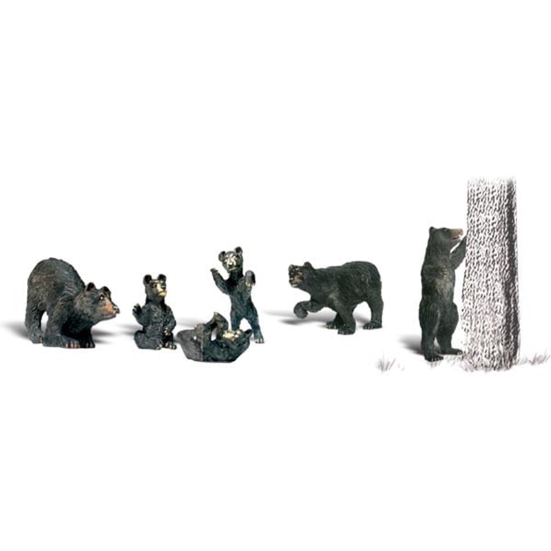 Woodland Scenics A2186 N Black Bears