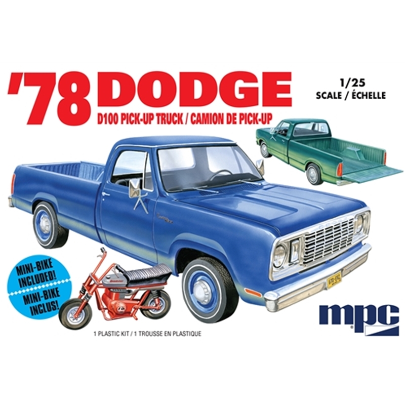 MPC901M 1/25 1978 Dodge D100 Custom Pickup 2T