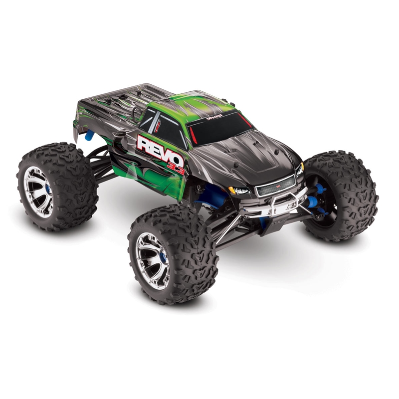 Traxxas 53097-3 Green Revo 3.3 1:10 Scale Nitro-Powered 4WD