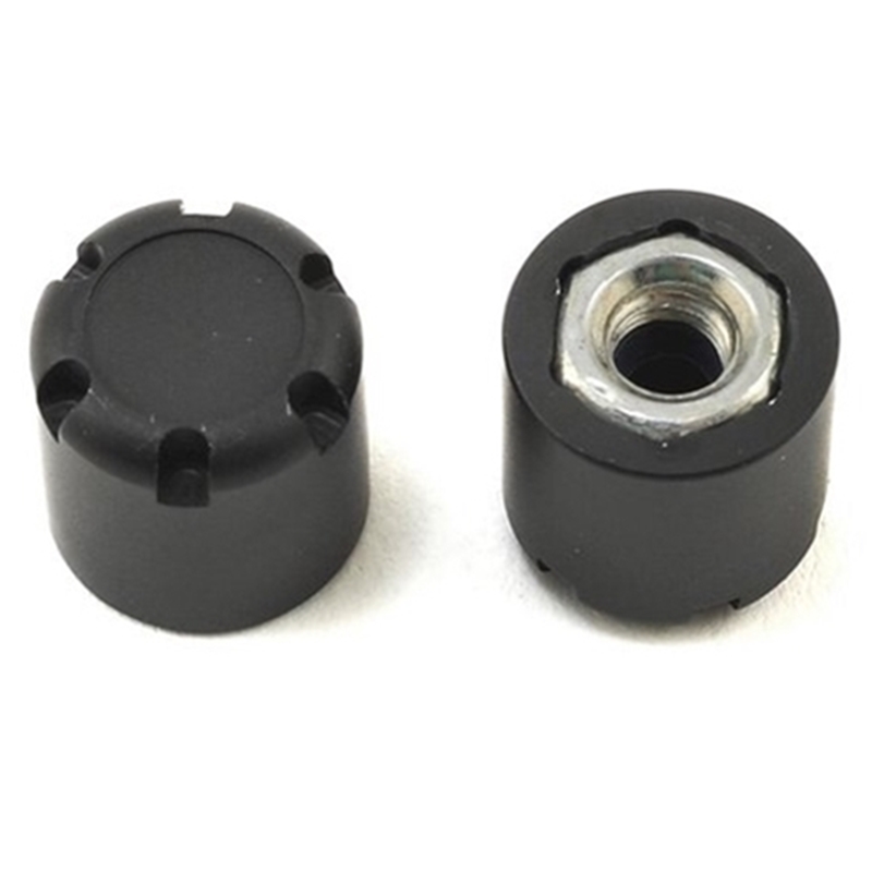 SSD RC Scale Rear Hubs (Black) (2)