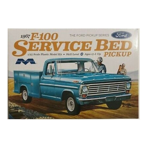 MOE1239 Moebius 1/25 1967 Ford F100 Service Bed Pickup Truck