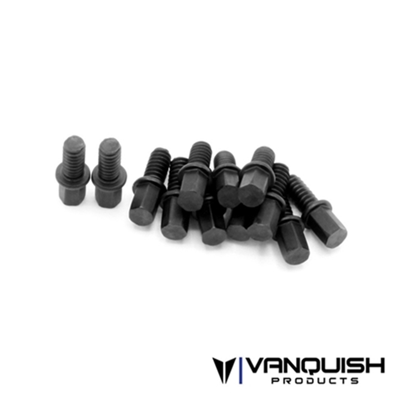 Vanquish VPS01702 Scale Black SLW Hub Screw Kit