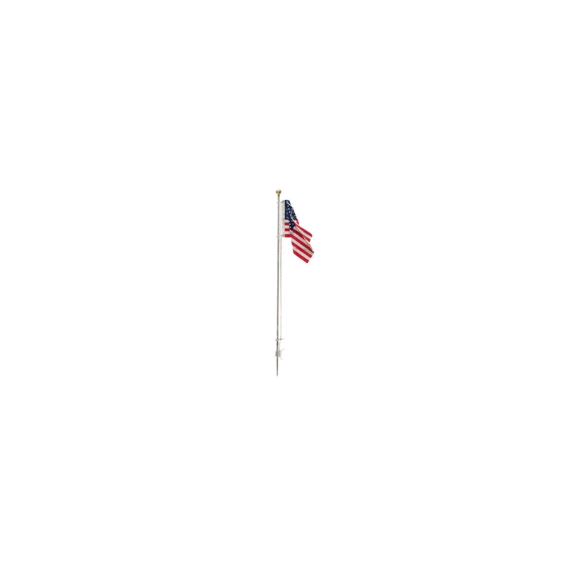 Woodland Scenics JP5950 Flag Pole with U.S. Flag - Just Plug(TM) -- Small