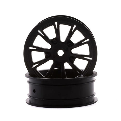 DragRace Concepts AXIS 2.2" Drag Racing Front Wheels w/12mm Hex (Black) (2)