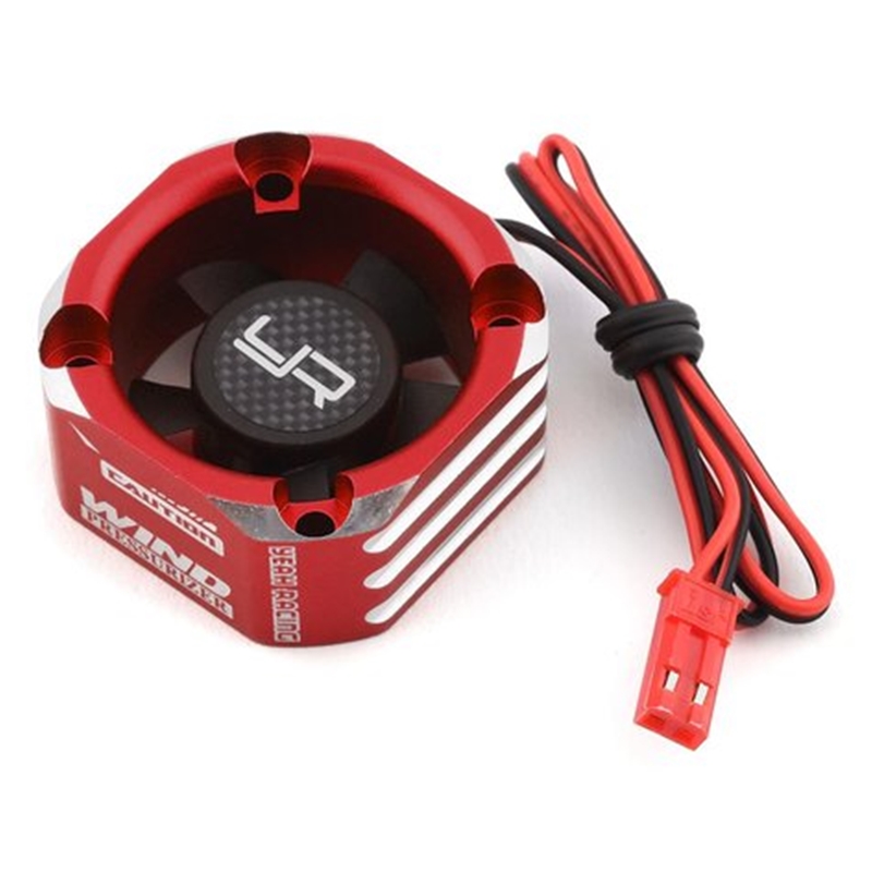 Yeah Racing 30x30 Aluminum Case Booster Fan (Red)