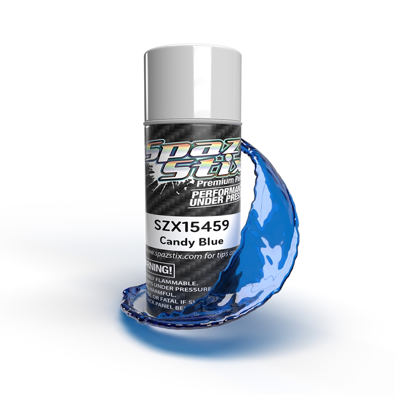 Spaz Stix 15459 Candy Blue Aerosol Paint, 3.5oz Can