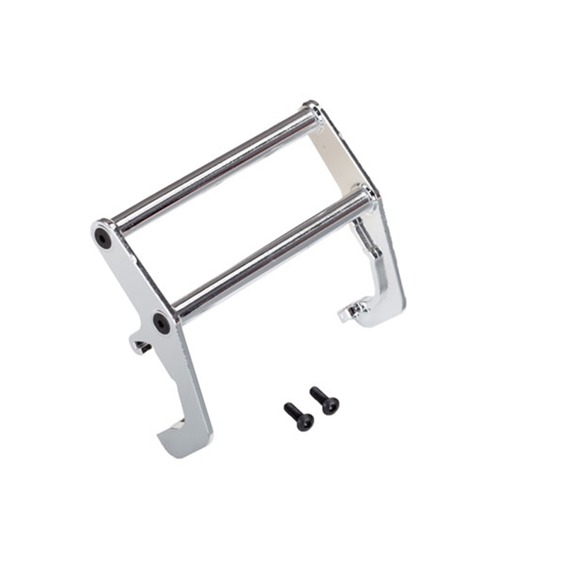 Traxxas 8138 Push bar, bumper, chrome (assembled) (fits #8137 bumper)