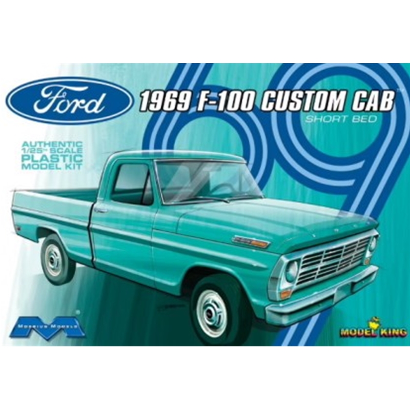 1/25 1969 Ford F100 Custom Cab Pickup Truck w/Short Bed (Ltd Prod)