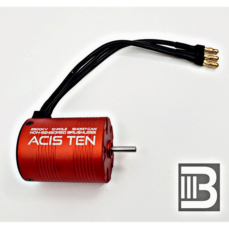 ACIS TEN 2500kv 10-pole non-sensored brushless motor.
