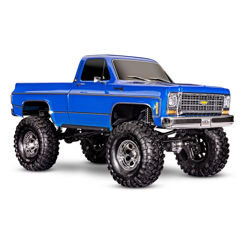 Traxxas TRA92056-4 Blue TRX-4 High Trail Edition w/1979 Chevy K10 Body