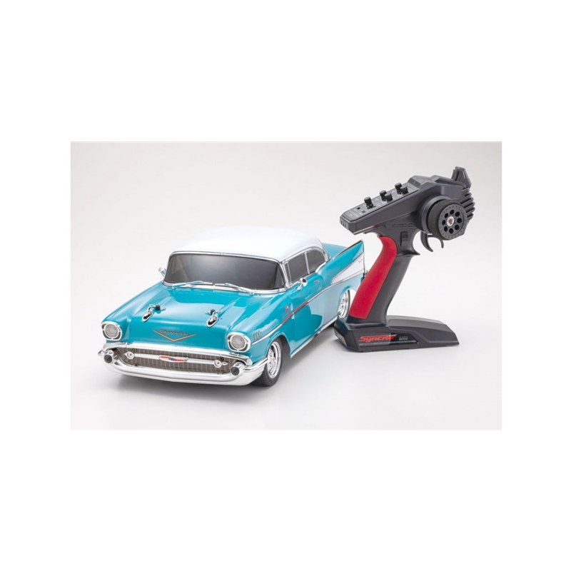 Kyosho - 1/10 EP 4WD Fazer Mk2 FZ02L Readyset 1957 Chevy Bel Air Coupe, Tropical Turquoise
