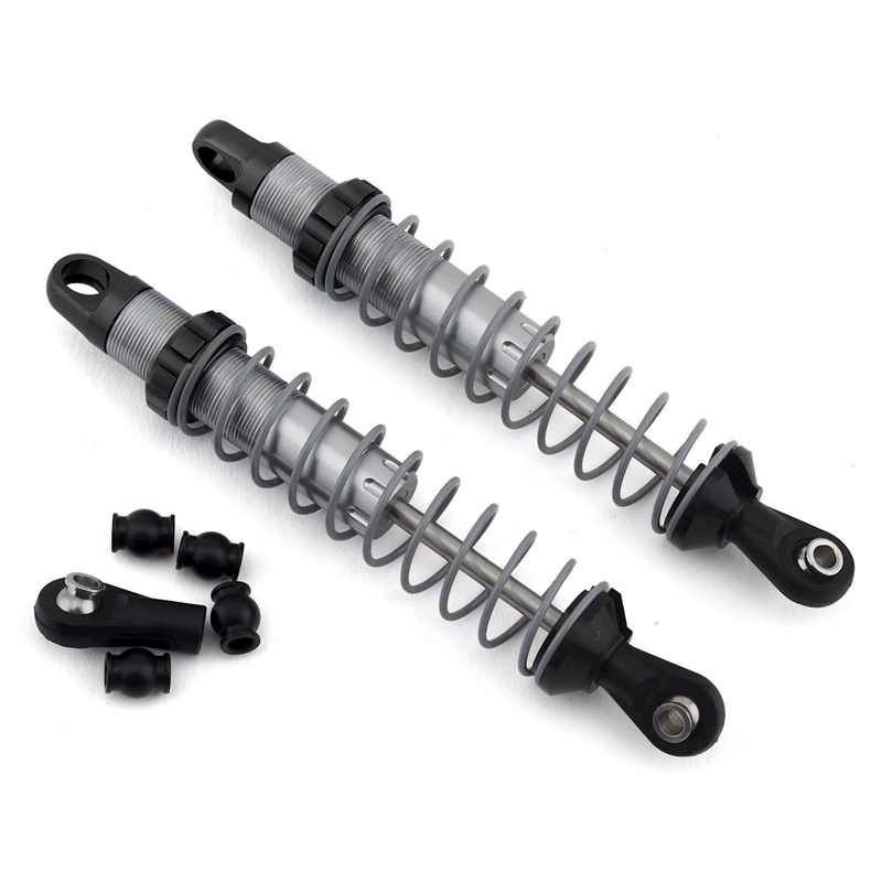 SSD RC SSD00301 Pro Scale 90mm Shocks (Silver/Black)