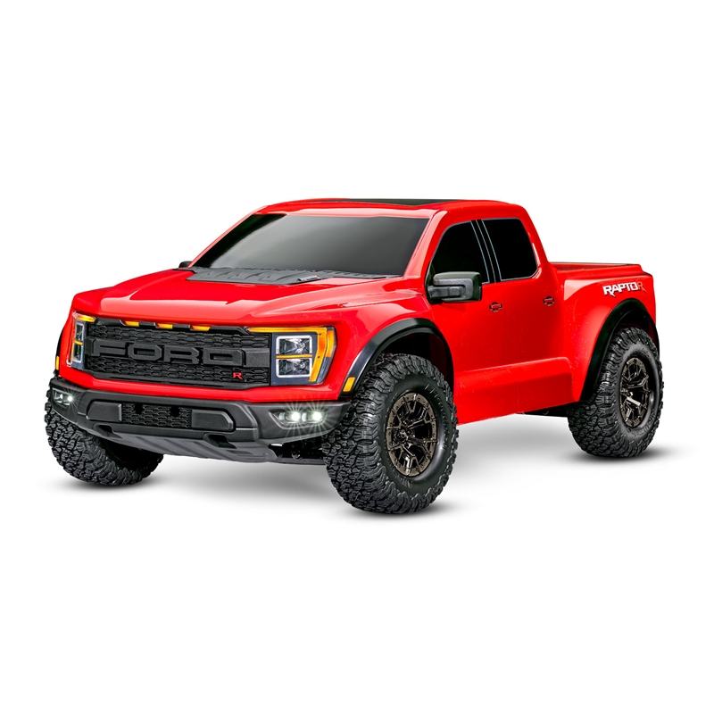 TRA101076-4 Red Traxxas Ford F-150 Raptor R 4x4 Brushless