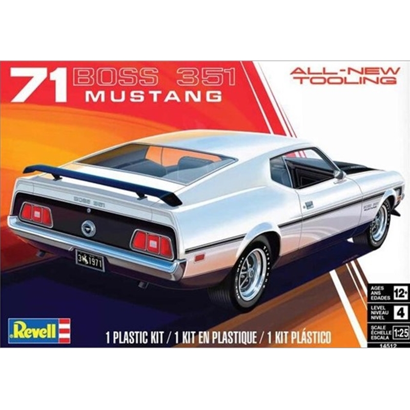 14512 Revell 1971 Ford Mustang Boss 351