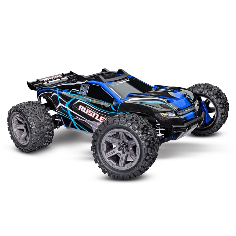 Traxxas TRA67164-4 Blue Rustler 4x4 Brushless 1:10 4WD