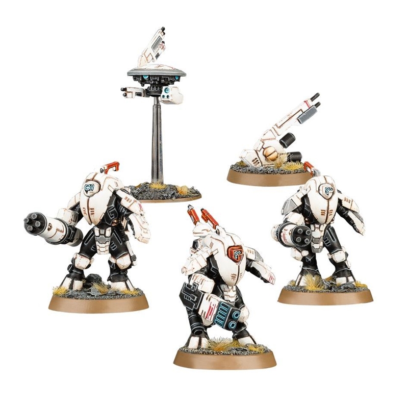 56-14 Warhammer 40,000 T'au Empire XV Stealth Battlesuits