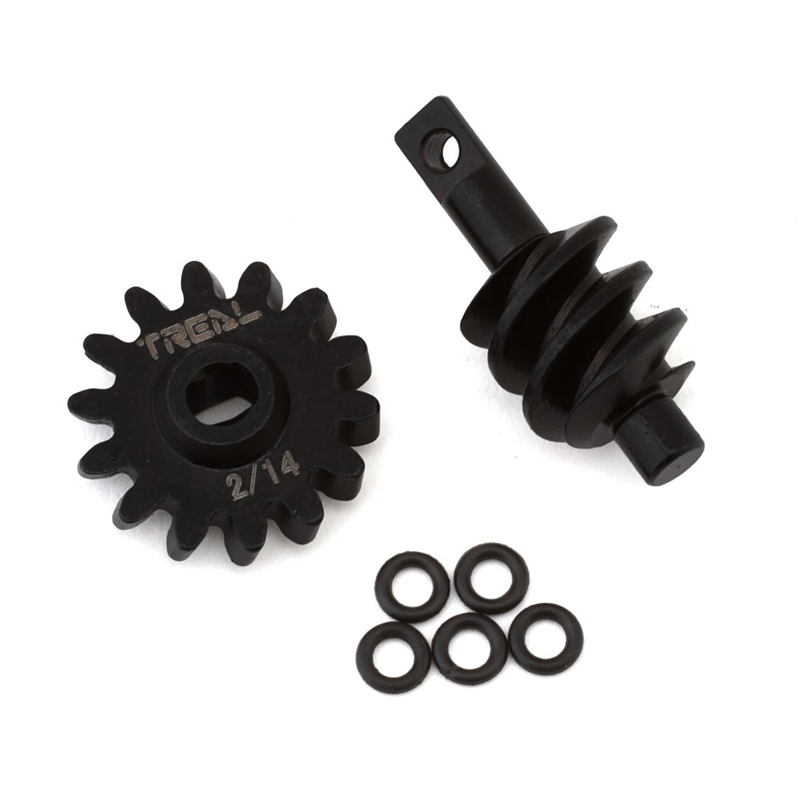 Treal Hobby Axial SCX24 Steel Overdrive Differential Gears (2T/14T)