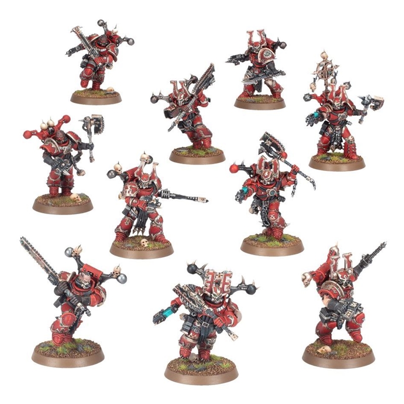 48-75 Warhammer 40,000 World Eaters: Khorne Berzerkers