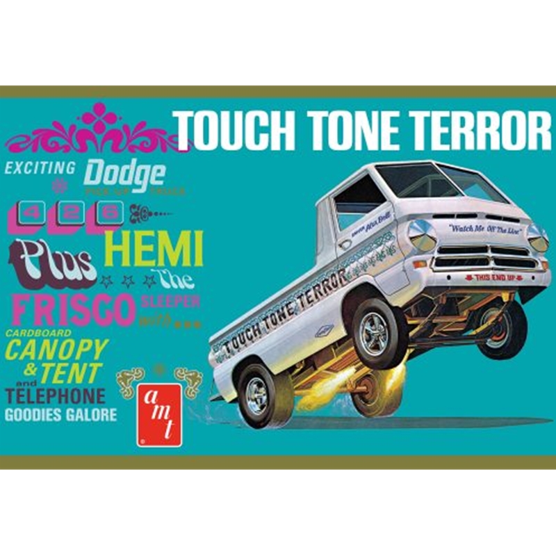AMT1389 1966 Dodge A100 Pickup "Touch Tone Terror" 1:25 Kit
