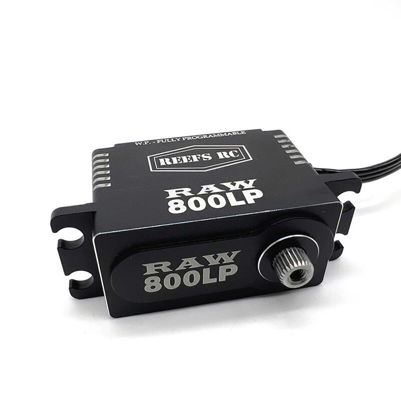 SEHREEFS146 RAW 800LP Low Profile Digital Metal Gear Waterproof Programmable Servo, Black