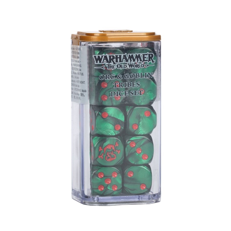 GWS09-04 Games Workshop Warhammer: The Old World Orc & Goblin Tribes Dice set