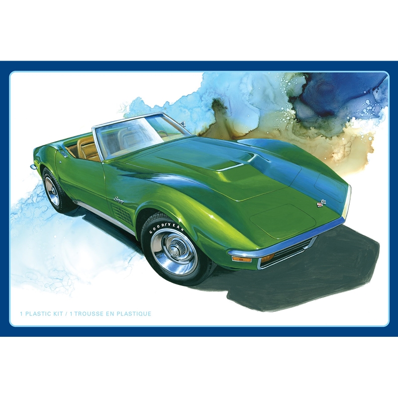 AMT1437 1972 Chevy Corvette Roadster 1:25 Scale Model Kit