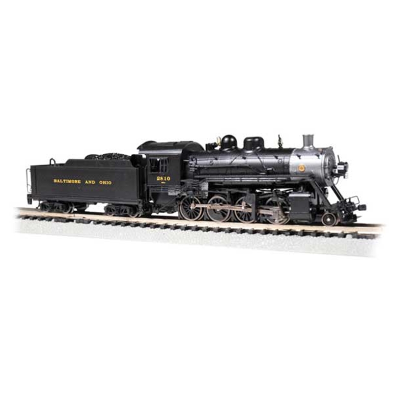 Bachmann BAC54151 N scale  Baldwin 2-8-0 Consolidation - Standard DC -- Baltimore & Ohio #2810 (black, graphite)