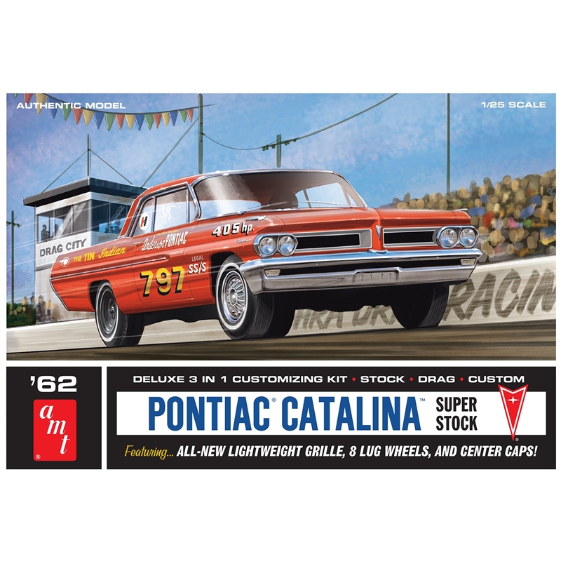 AMT1392 '62 Pontiac Catalina Super Stock