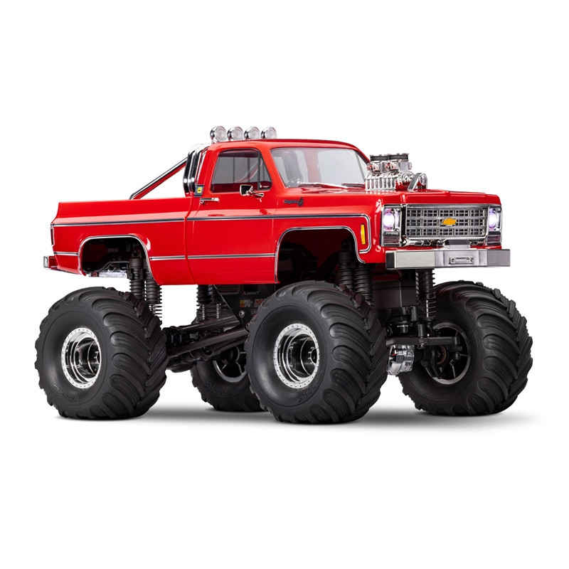 Traxxas TRA98064-1 Red TRX-4MT™ Monster Truck with 1979 Chevrolet® K10 Truck Body: 1/18-Scale 4WD