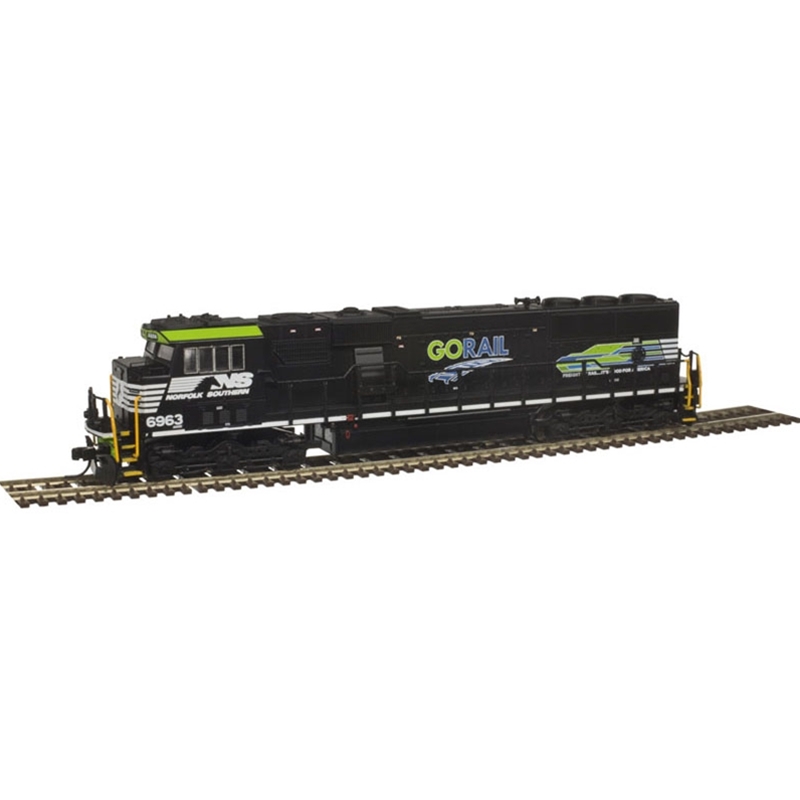 Atlas 40003961 N Silver SD60E Norfolk Southern #6963 DCC Ready