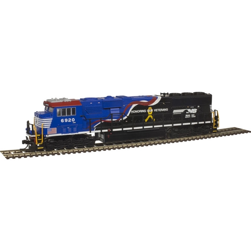 Atlas 40003960 N Silver SD60E Norfolk Southern #6920 DCC Ready