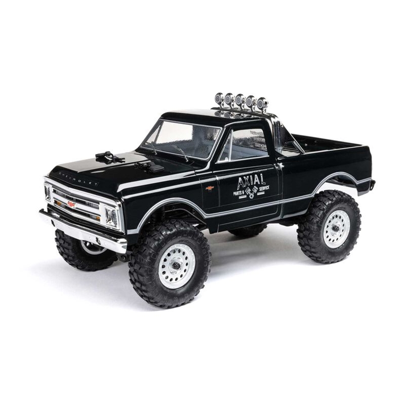 Axial AXI00001V2T4 Black 1/24 SCX24 1967 Chevrolet C10 4WD Brushed Truck RTR