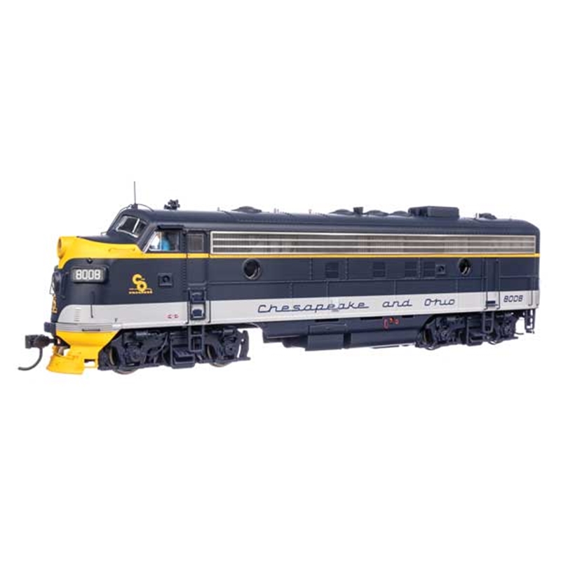 WalthersProto 920-42548 HO Scale EMD FP7 LokSound 5 Sound & DCC -- Chesapeake & Ohio #8008 (As-delivered)